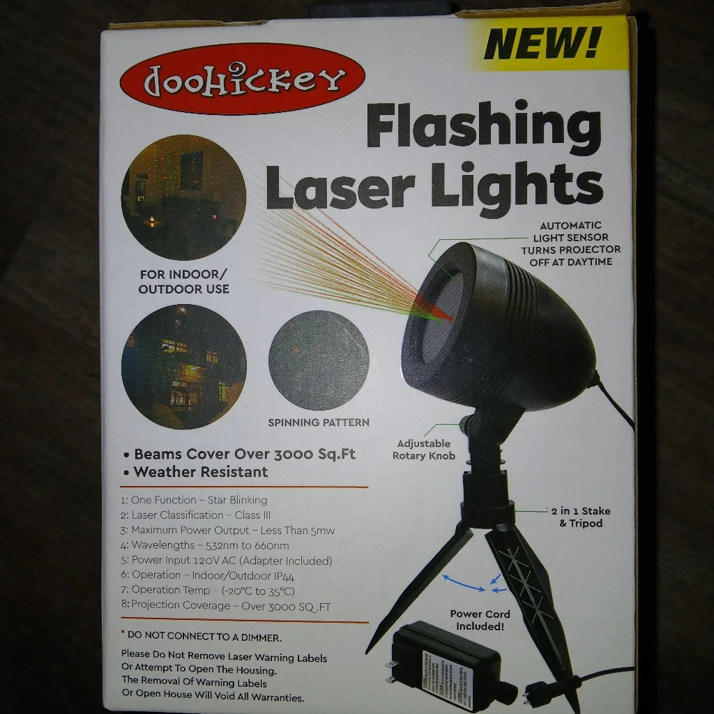 Flashing Laser Lights